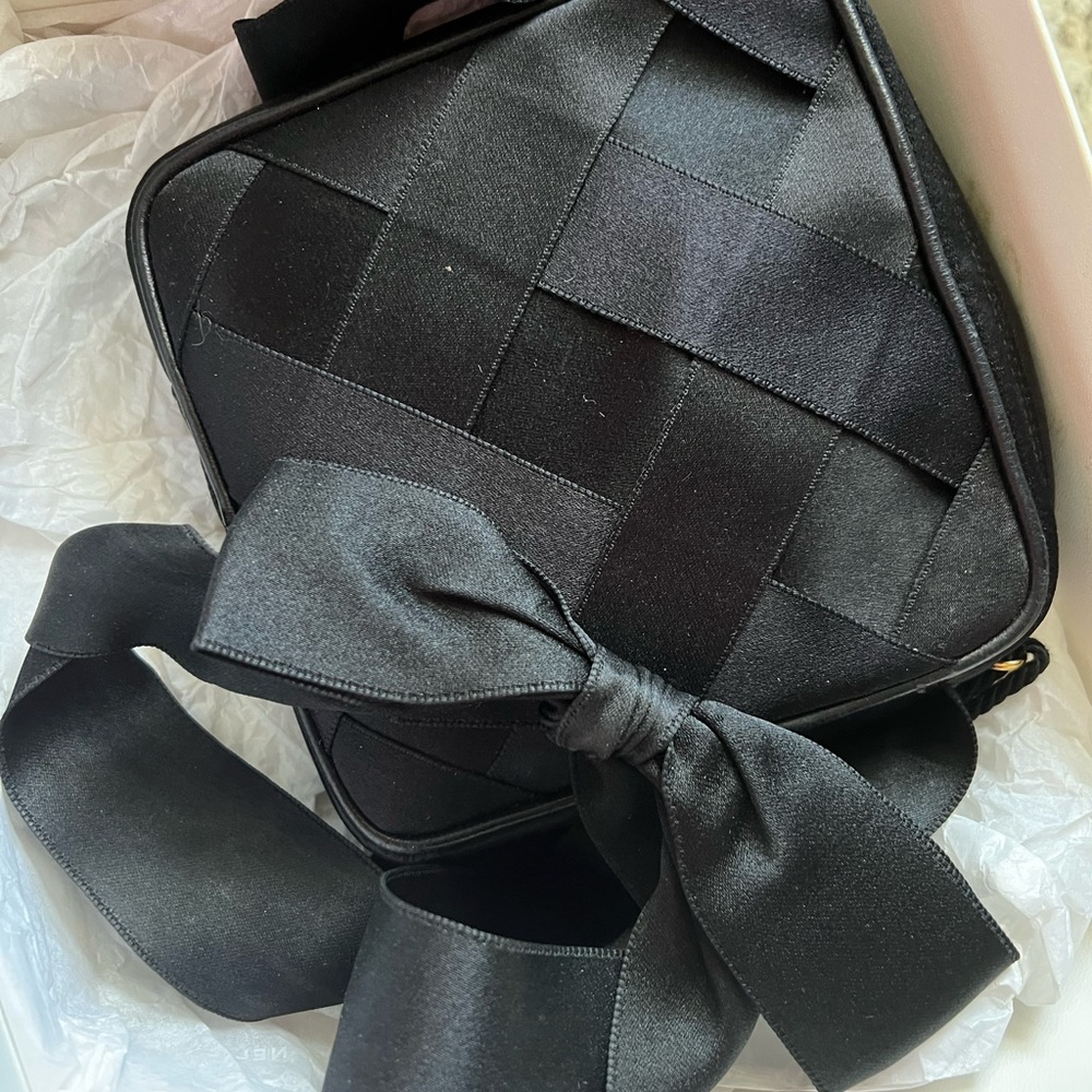 Chanel satin crossbody bag